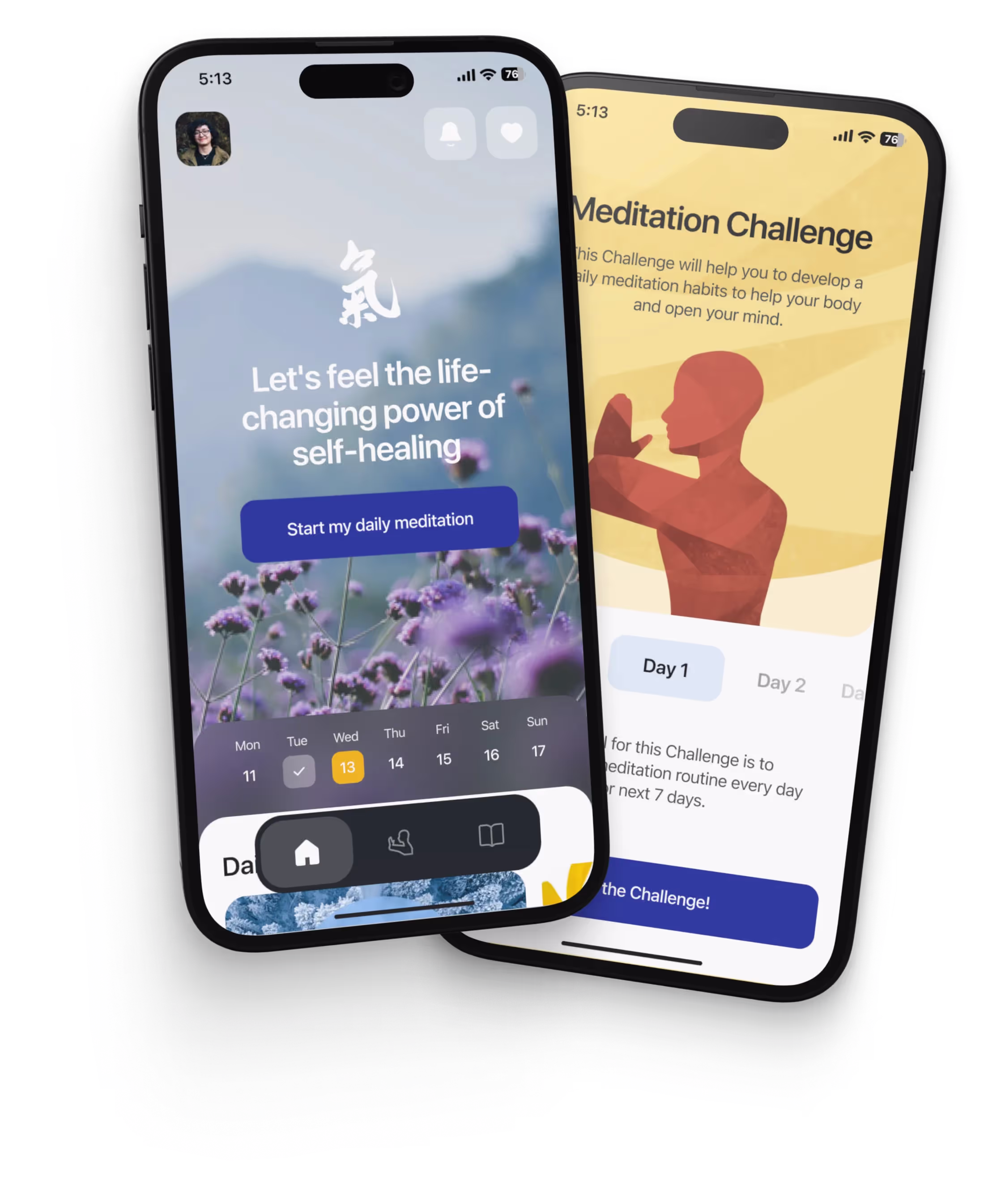 Crossplatform Flutter meditation application